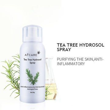 Natürlicher Teebaum-Gesichtsnebel-Spray Hautaufhellung Reparaturbehandlung Akne-Gesichts-Toner-Spray Kundenspezifisches Etikett